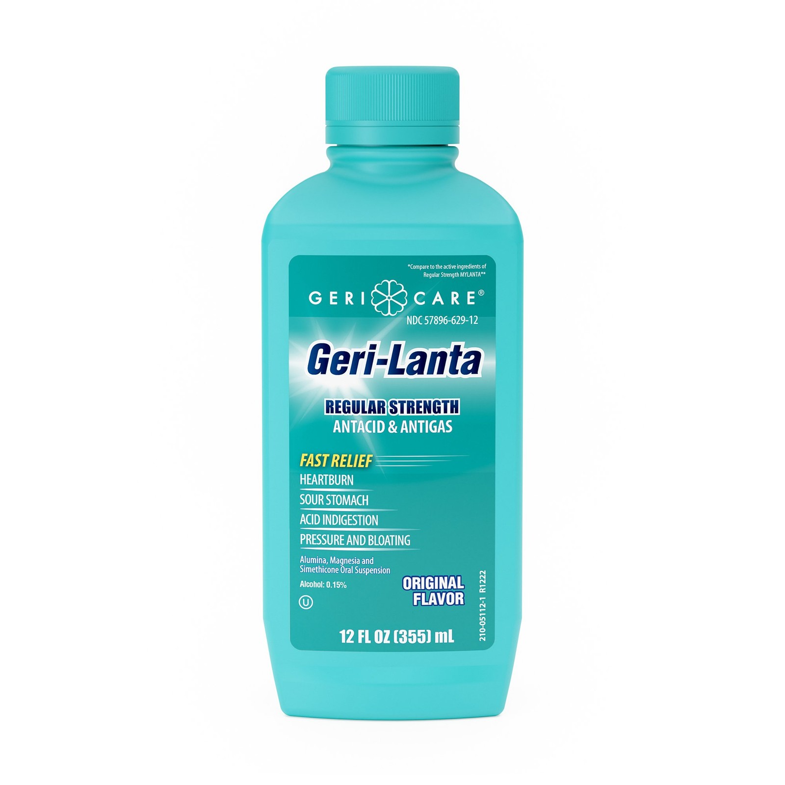Geri-Care Geri-Lanta Antacid / Antigas Mint Flavor Liquid 12 Ct