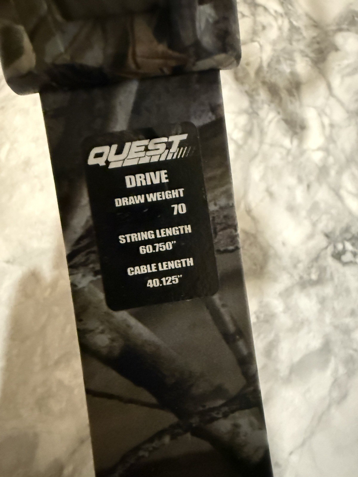 Quest G5 Drive Bow 70lb Right Hand Flux Cams