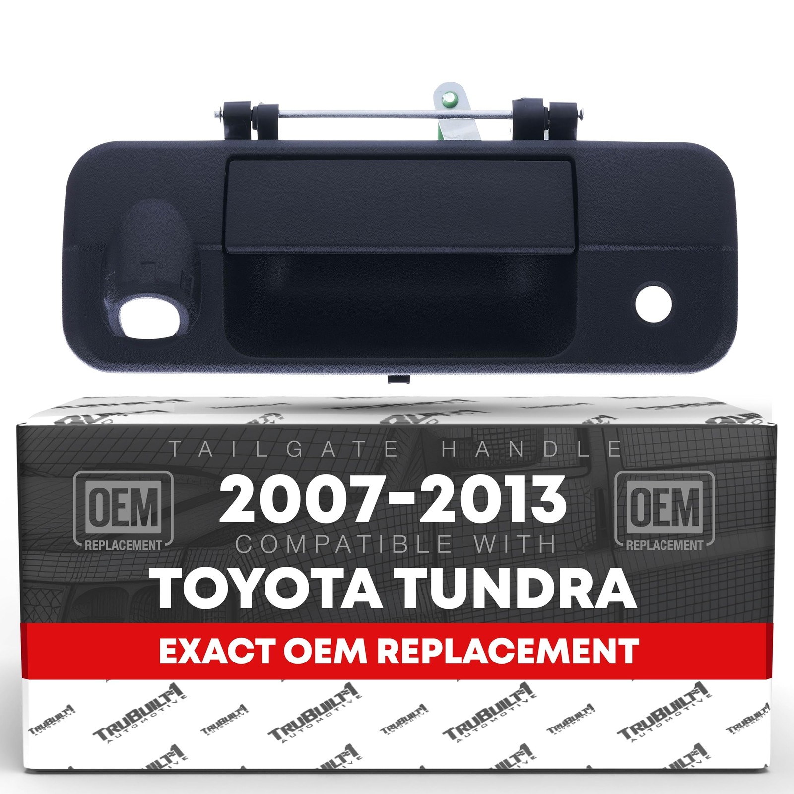 Tailgate Handle Latch w/Camera Hole - Compatible with 2007-2013 Toyota Tundra...