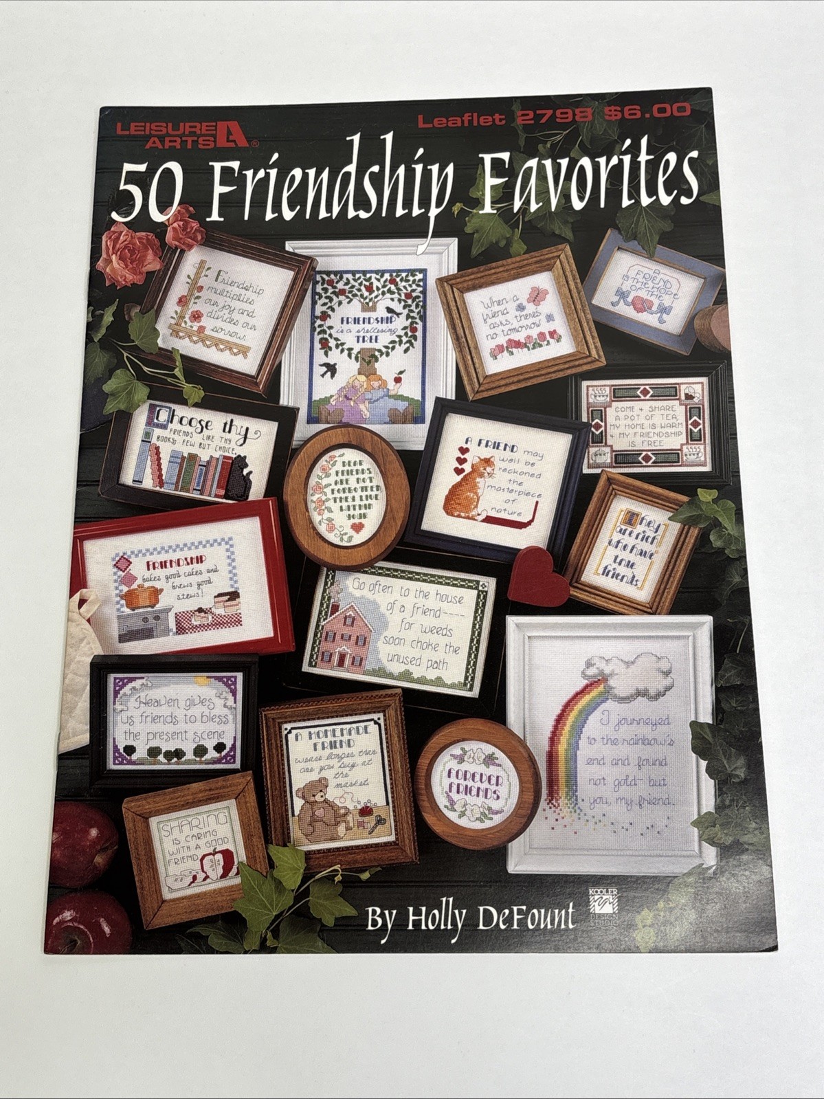 Leisure Arts 50 Friendship Favorites Leaflet 2798 Cross Stitch Pattern