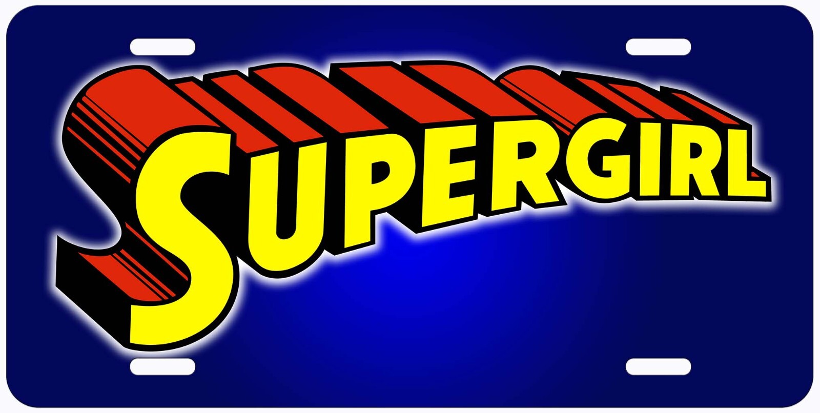 Supergirl Novelty Car Auto License Plate