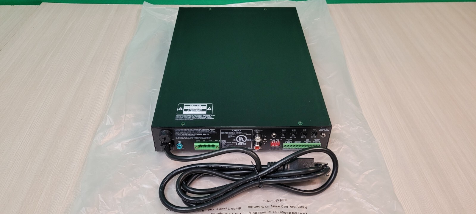 MEM MD120M Professional Integrated Amplifier Aiphone 120W