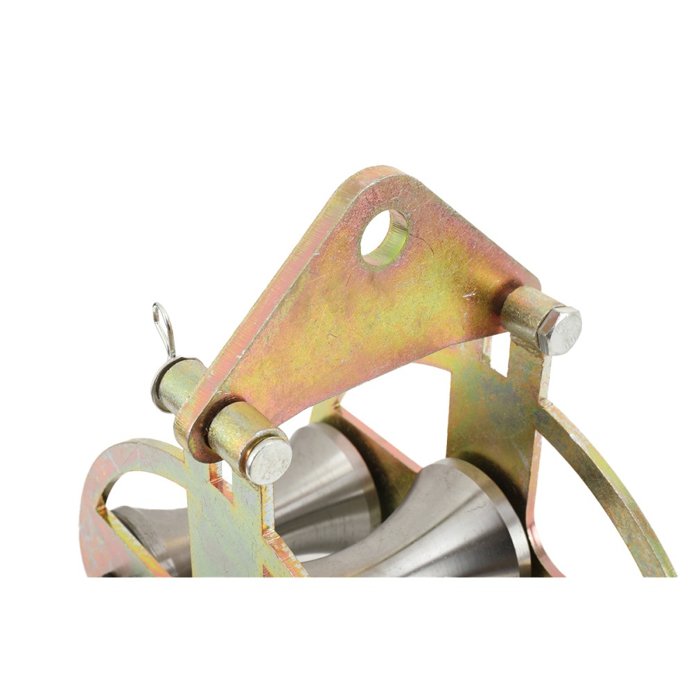 Heavy-Duty Cable Puller Sheave 2-3 Ton | 3 Steel Wheels For Smooth Pulling