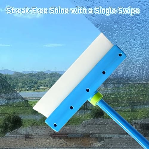Recyclable Silicone Window Squeegee Kit – 3-in-1 Glass Cleaning Tool with
