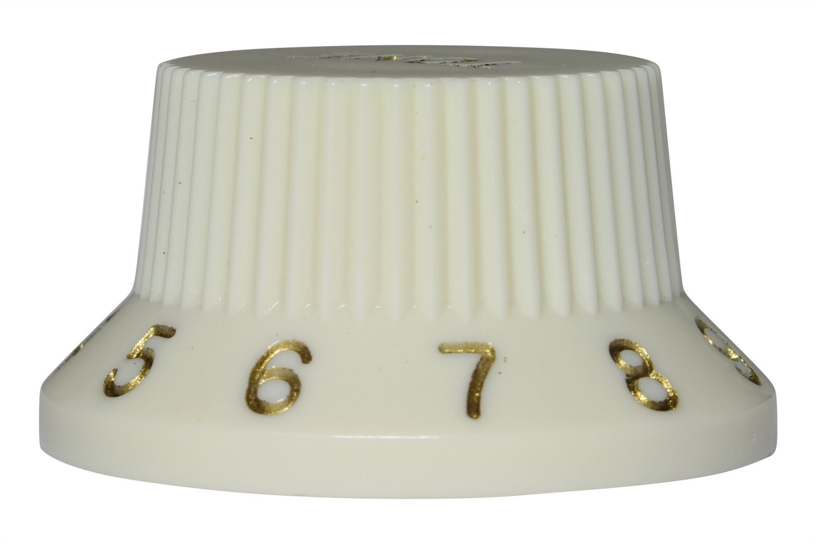 Strat Volume Tone knob set Parchment White 3 knobs for Fender guitars