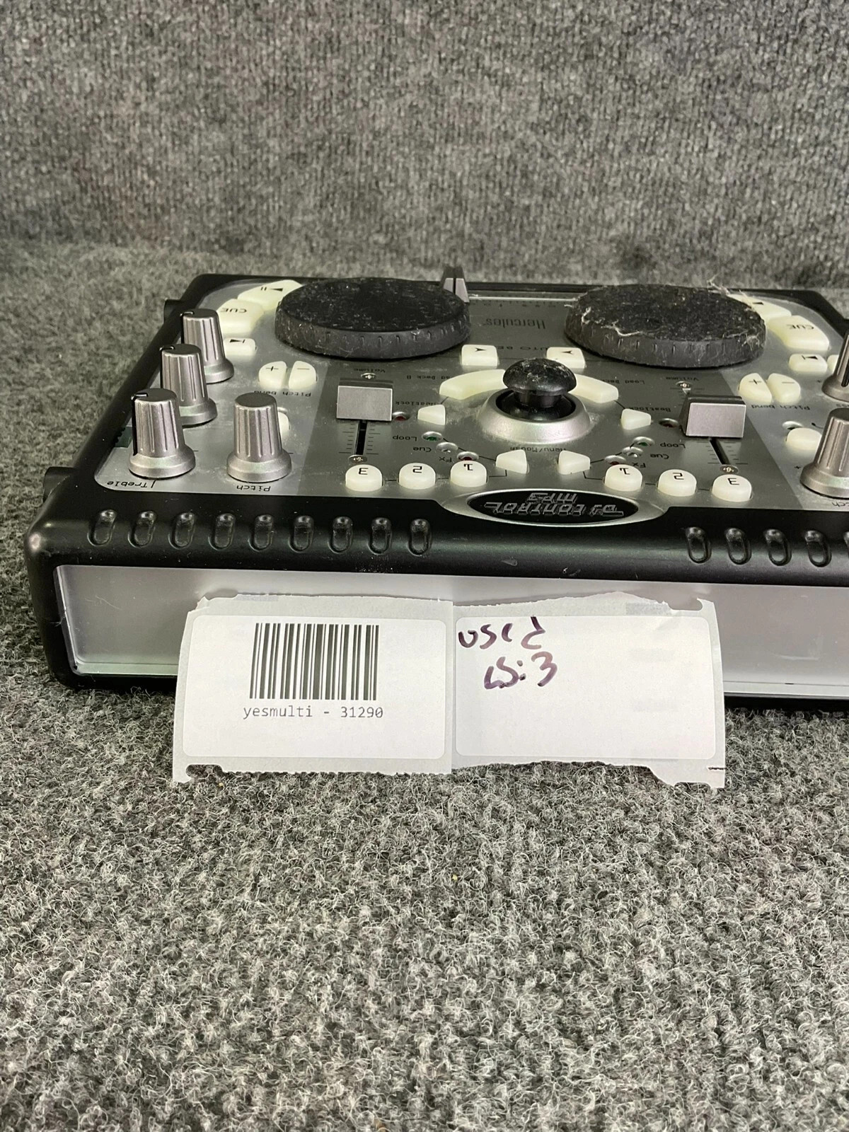 Hercules USB DJControl MP3 e2 2-Channel DJ Controller Compact & Portable