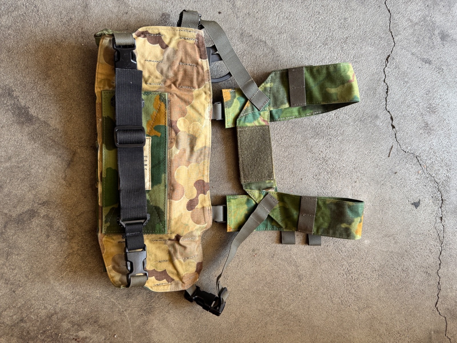 Custom Mitchell Pattern Camouflage Chest Rig and Boonie Hat