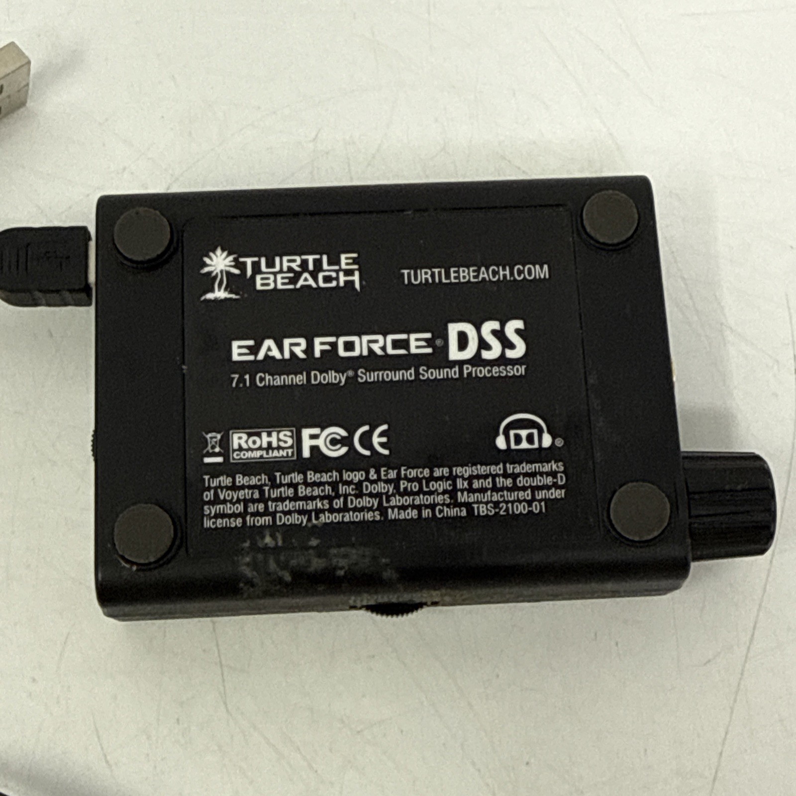 Turtle Beach Ear Force DSS 7.1 Dolby Surround Sound Processor Tested Optical USB