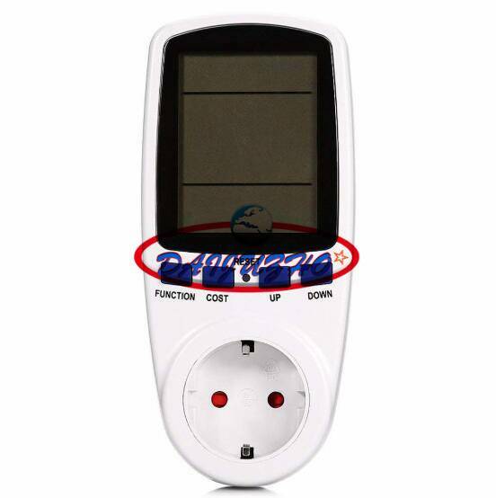 230V EU Power Meter Energy Saving Monitor Voltage Watt Electric Socket Analyzer