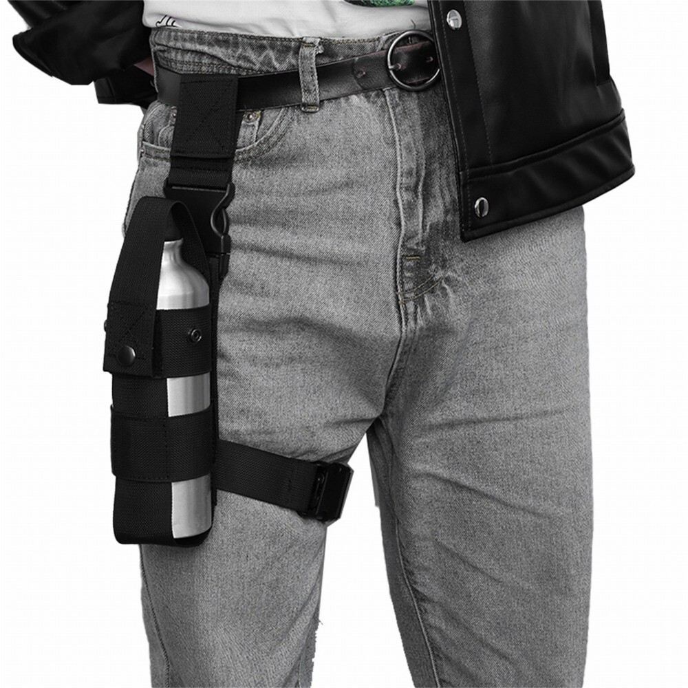 Drop Leg Holster Open Top MK9 Spray Holster for Thigh Leg Outdoor Travel Sports