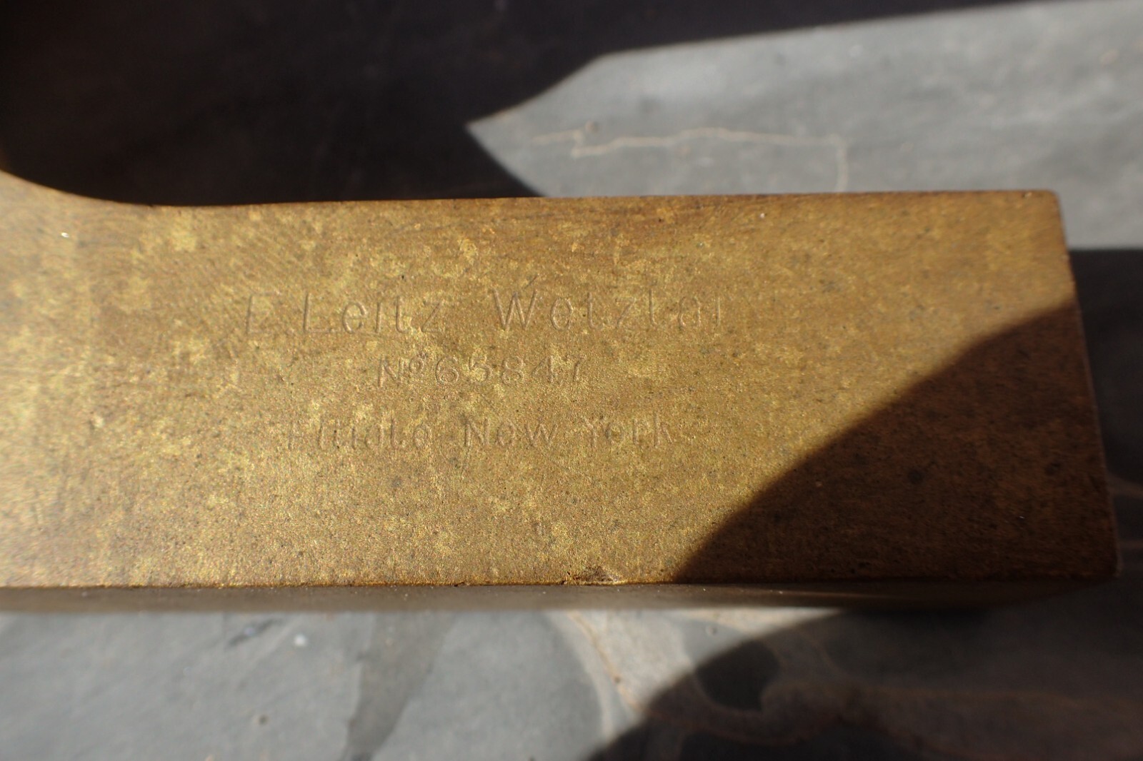 Ernst Leitz Wetzlar Brass Microscope