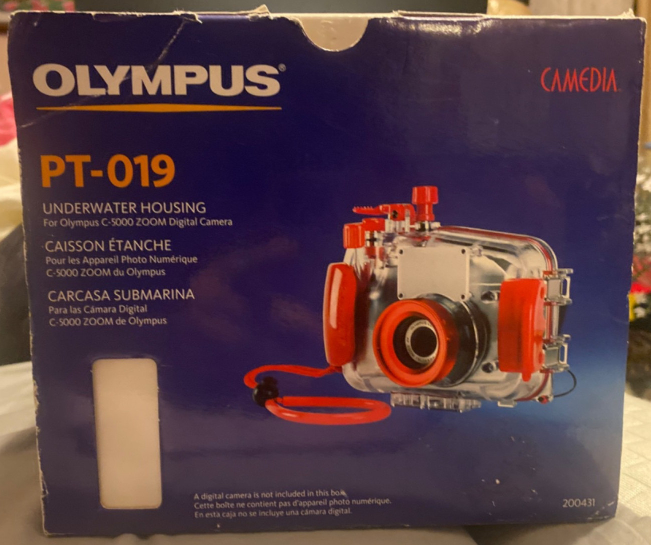 Olympus PT-019 Underwater Housing for Olympus C-5000 Digital Camera 200431 (NEW)