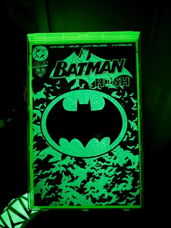 Glow-in-the-Dark Comic Capsule Modern Comic Storage Case Comic Book Protector