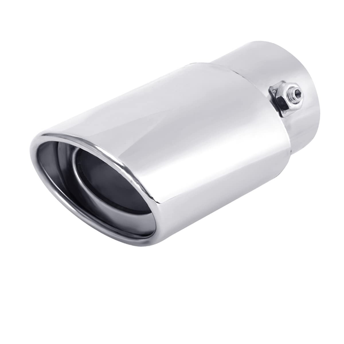 Universal Stainless Steel Exhaust Tip 1.5" - 2.25" Inlet Muffler Tailpipe Auto