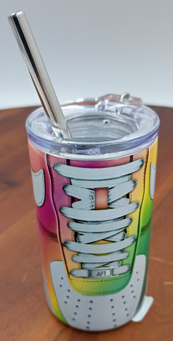 Nike shoe tumbler keychain, Fun tumbler, for kids or adults, B26