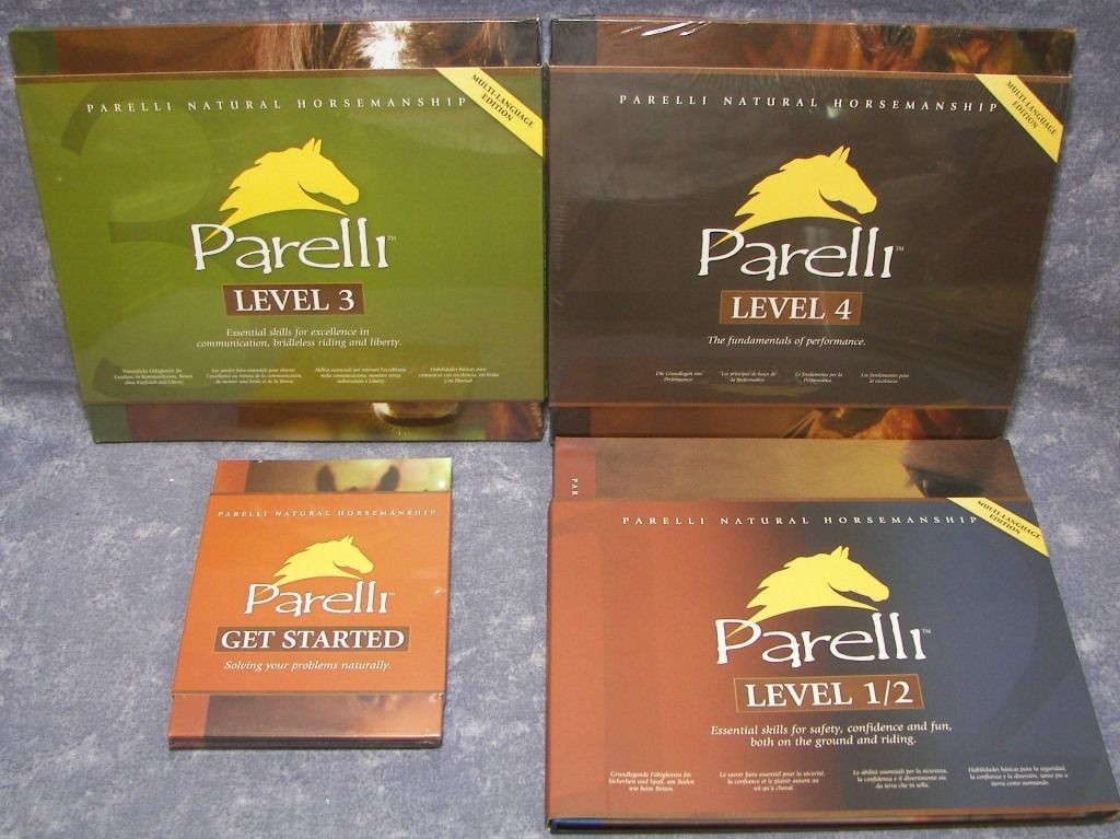 PARELLI PATHWAYS LEVELS 1/2 ,3, 4 + GETTING STARTED DVD -  MSRP $597 - SAVE $200