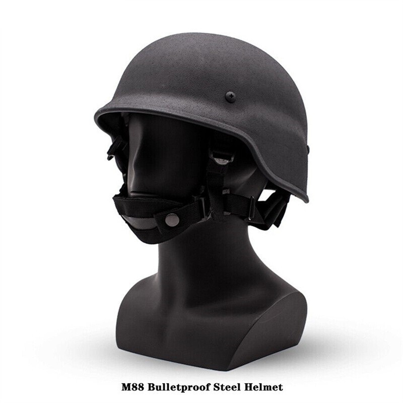 IN US! M88 PE Bulletproof Helmet & Ballistic Face Shield NIJ 3A Protection Gear