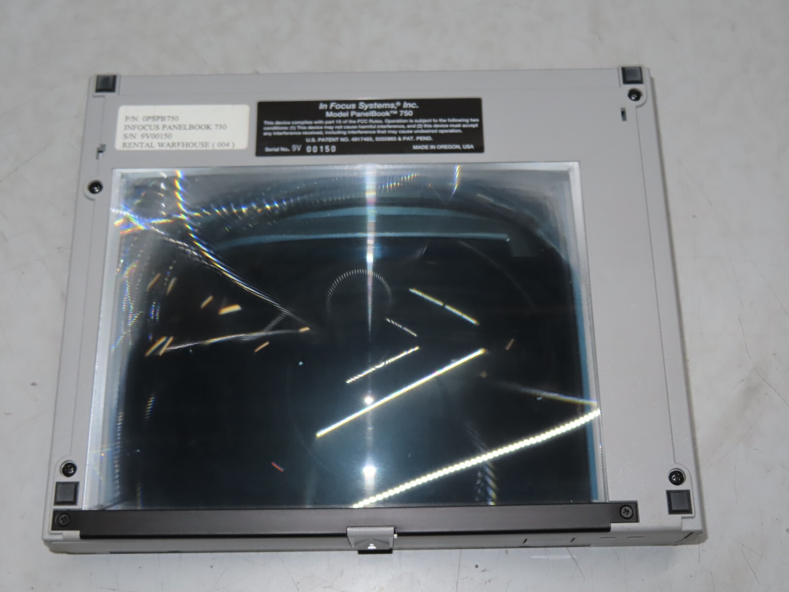 InFocus Systems PanelBook 750 LCD Projection Panel **No Power Adapter**