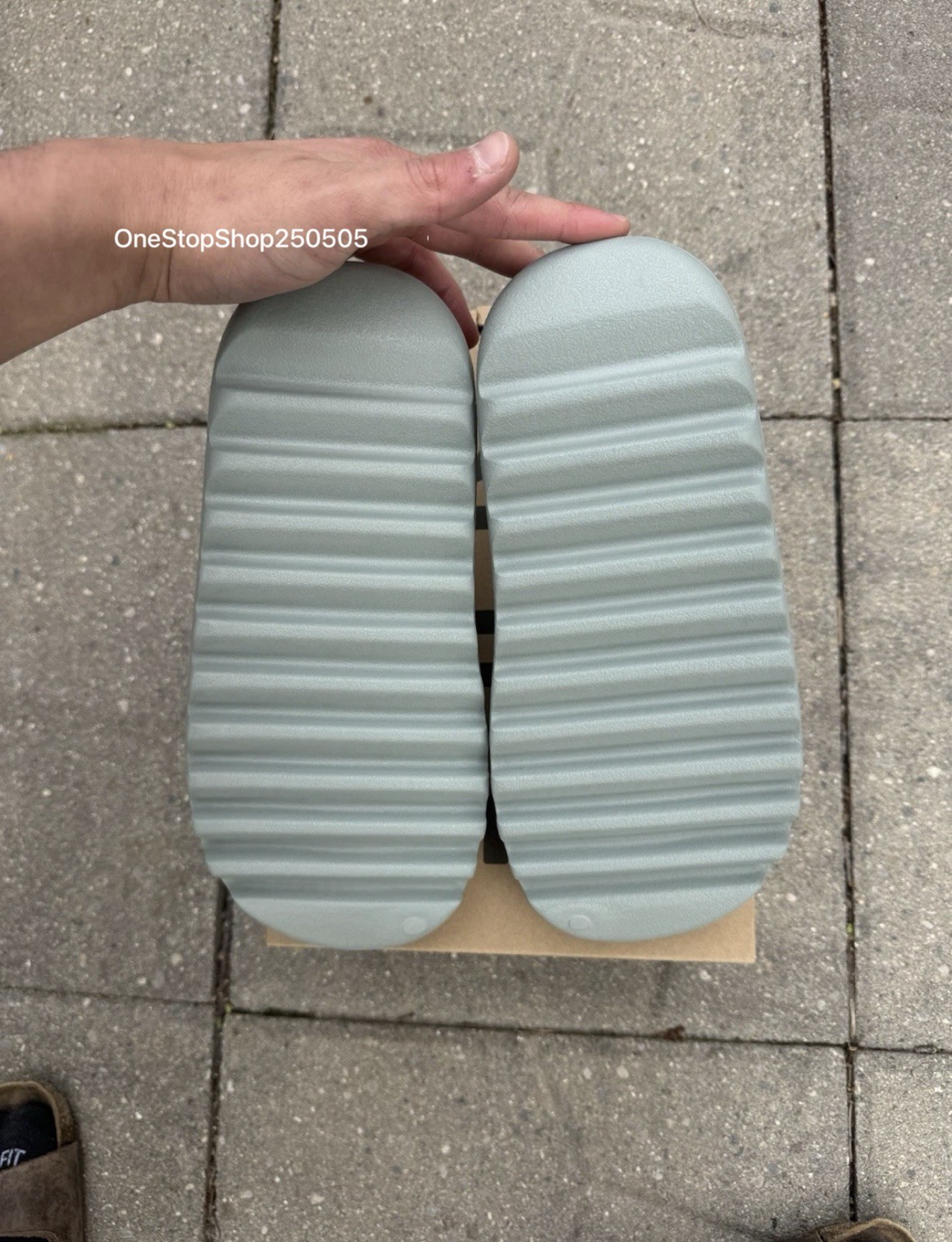 Adidas Yeezy Slide Salt Size 12 men