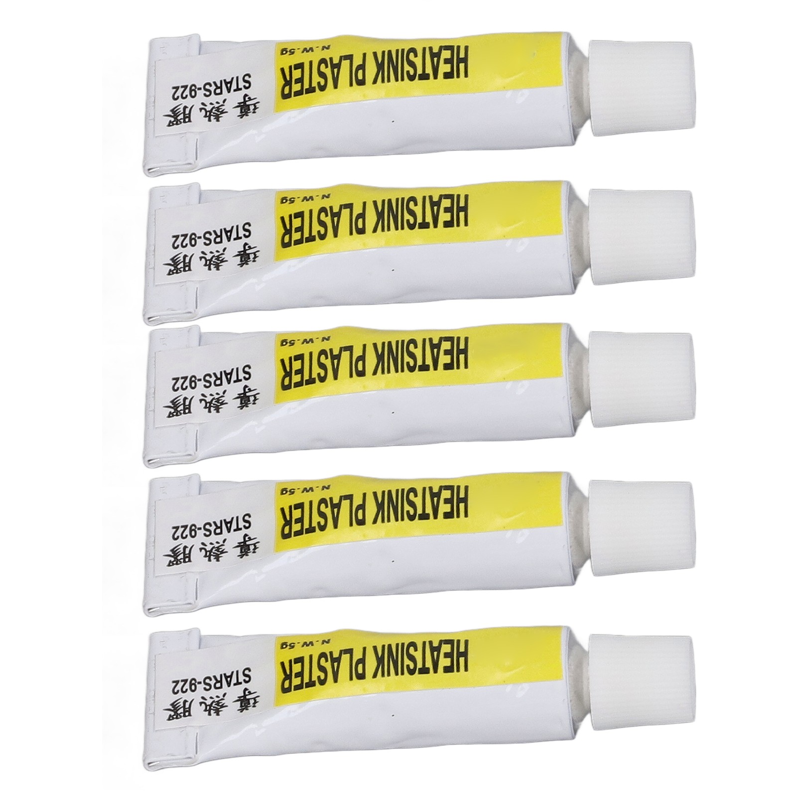 5PCS CPU Thermal Paste High Conductivity For 3D Printers White