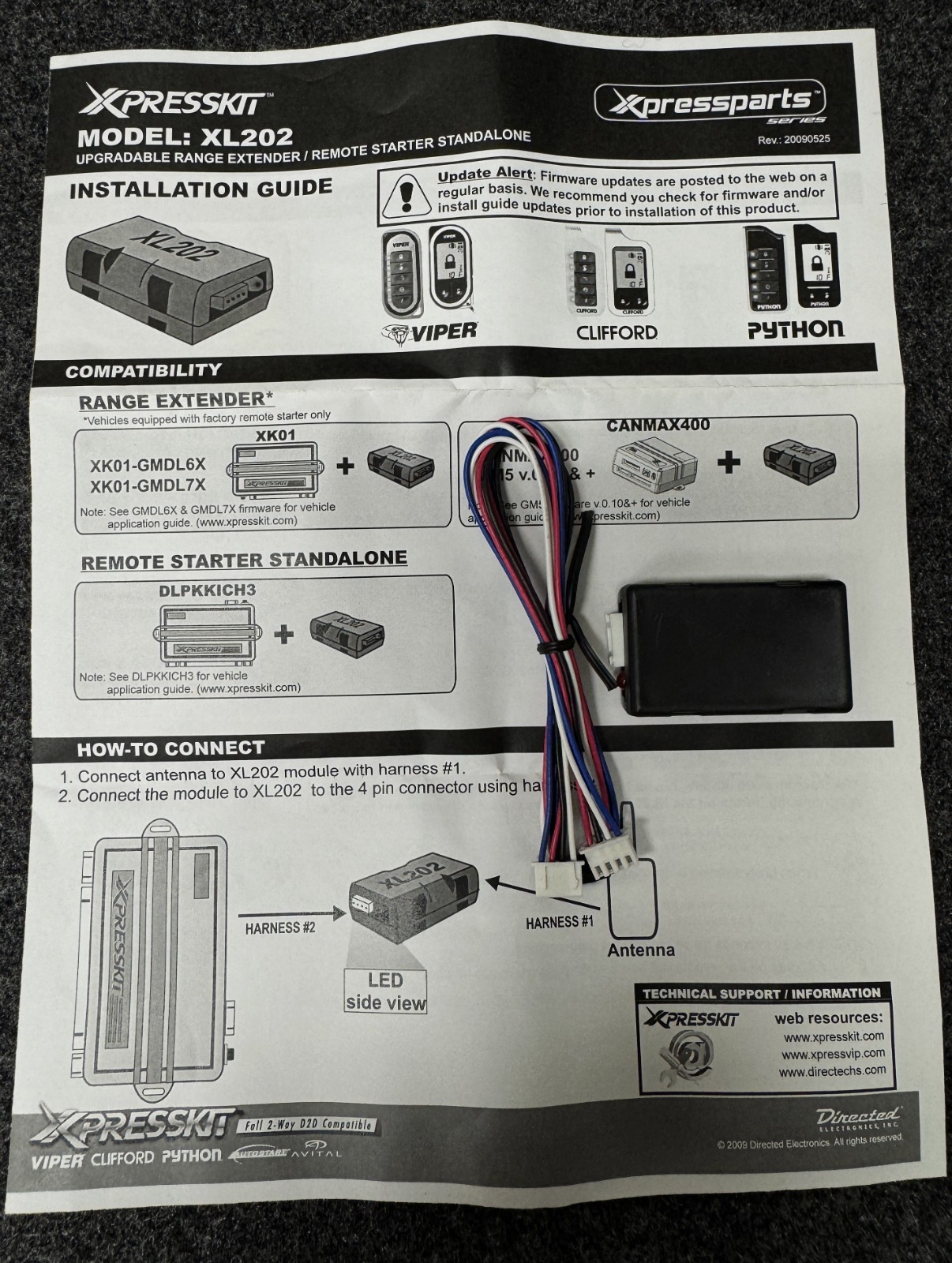 DEI XPRESSKIT XL202 RFTD INTERFACE/UPGRADEABLE RANGE EXTENDER/EXACTLY AS SHOWN