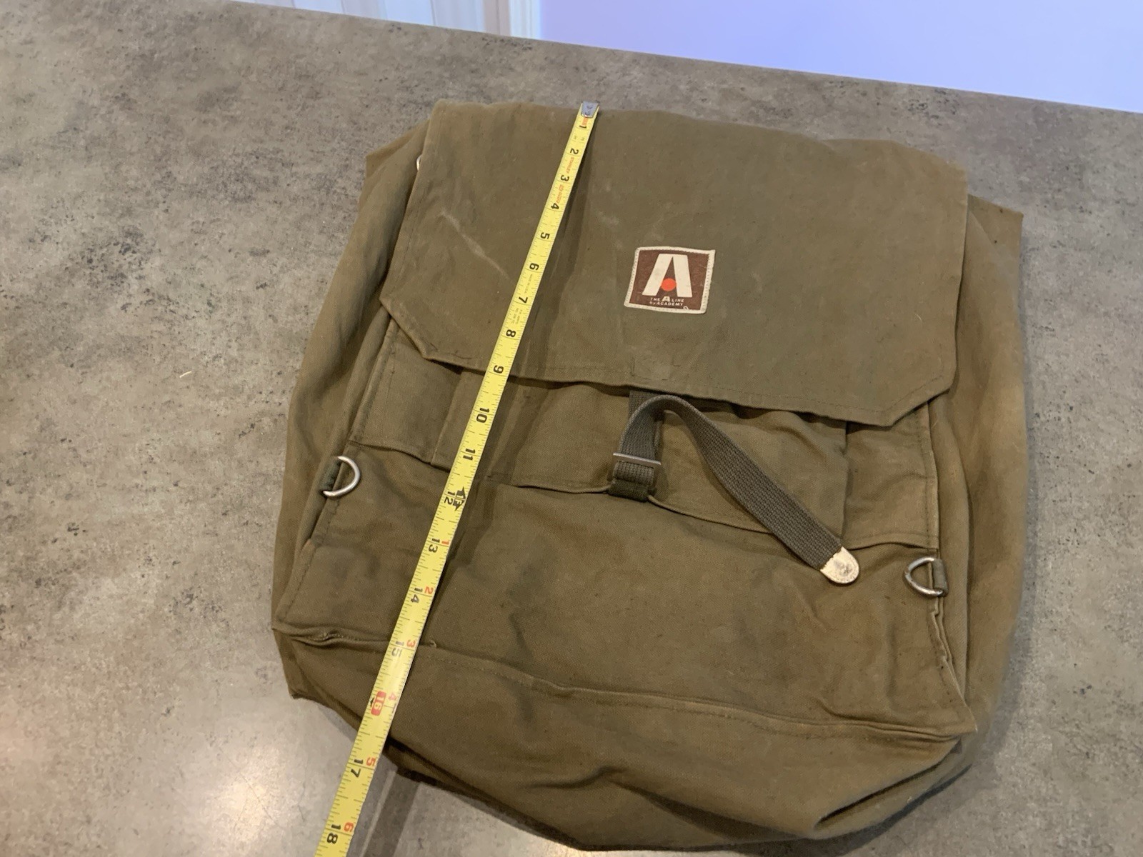 Vintage A Line Military Bag By Academy
