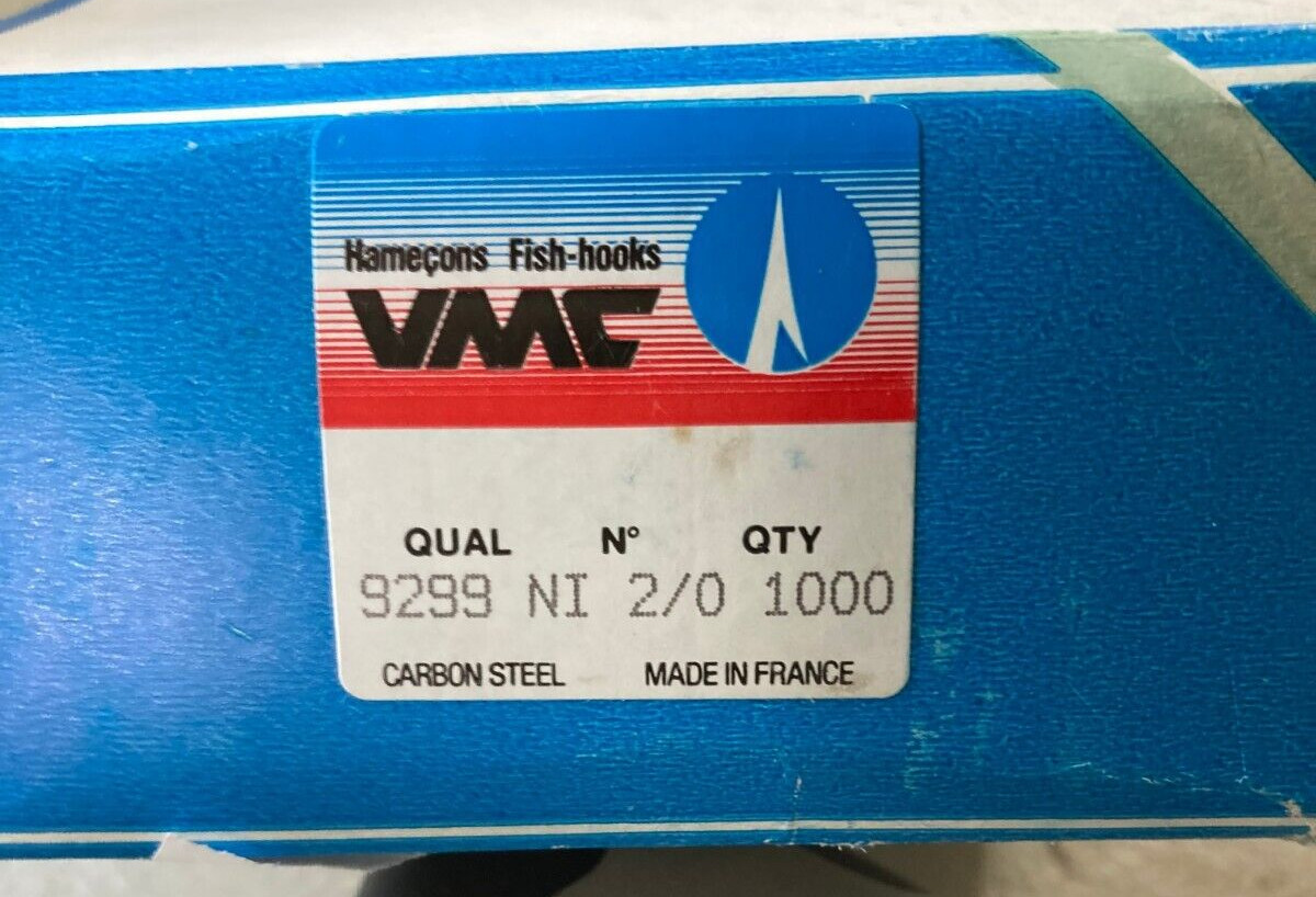 100 VMC 2/0 Carbon steel beak offset kirbed octopus hooks  FREE FAST SHIPPING