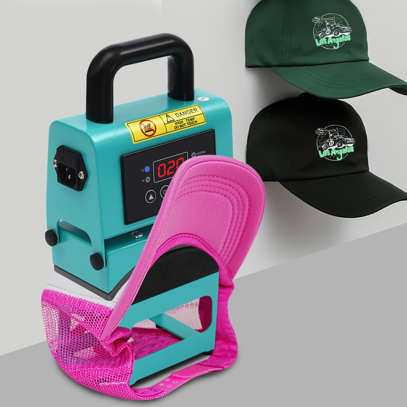 Heat Press Machine Digital Hat Cap Baseball Printer Transfer Sublimation DIY