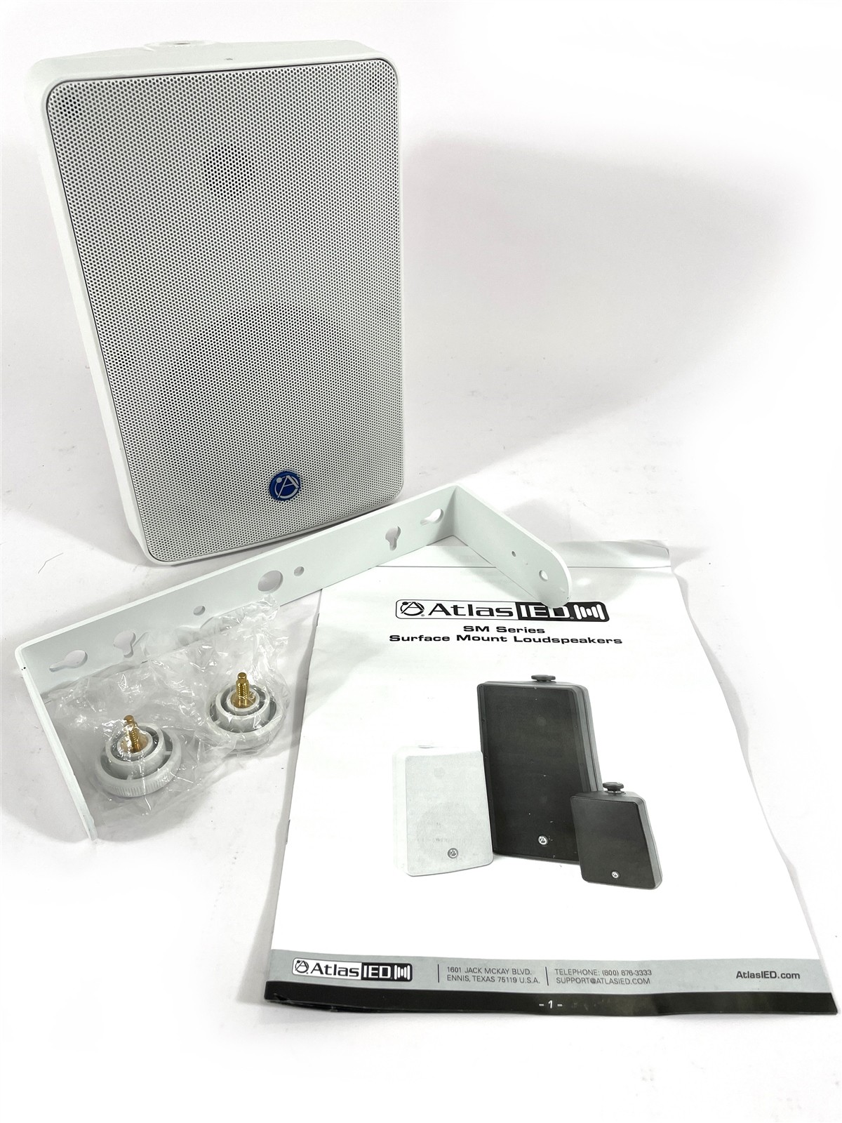 AtlasIED SM52T-WH 5.15" 2-Way All Weather Speaker w/ 30W 70V/100V Transformer