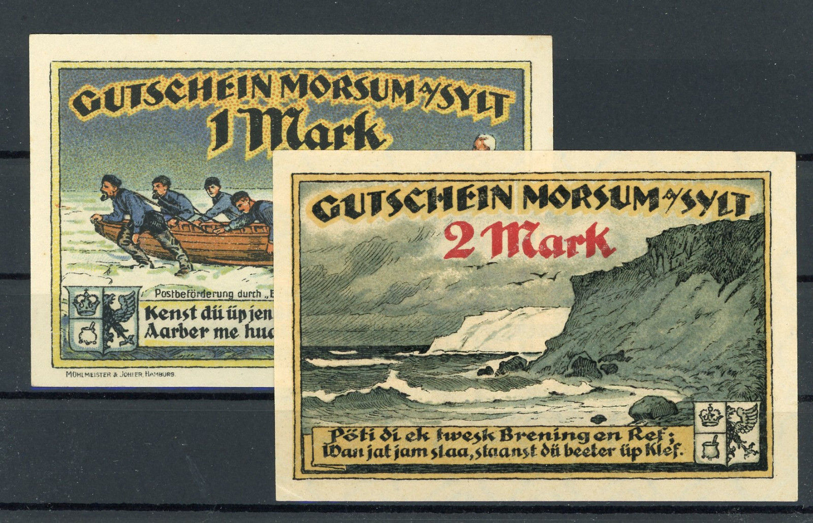 Morsum / Sylt 2 Notes Emergency Money 2/27148