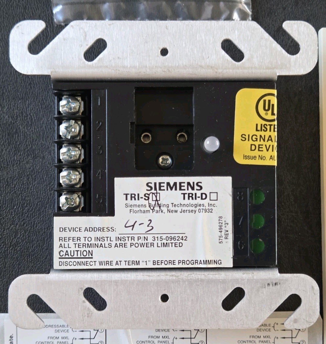 SIEMENS TRI-S SINGLE INPUT INTELLIGENT INTERFACE MODULE 575-496278 - NEW 5 AVAIL