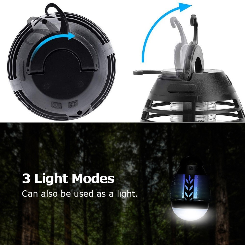 Electric Fly Bug Zapper Mosquito Insect Killer LED Light Control Lamp 2 PACK New