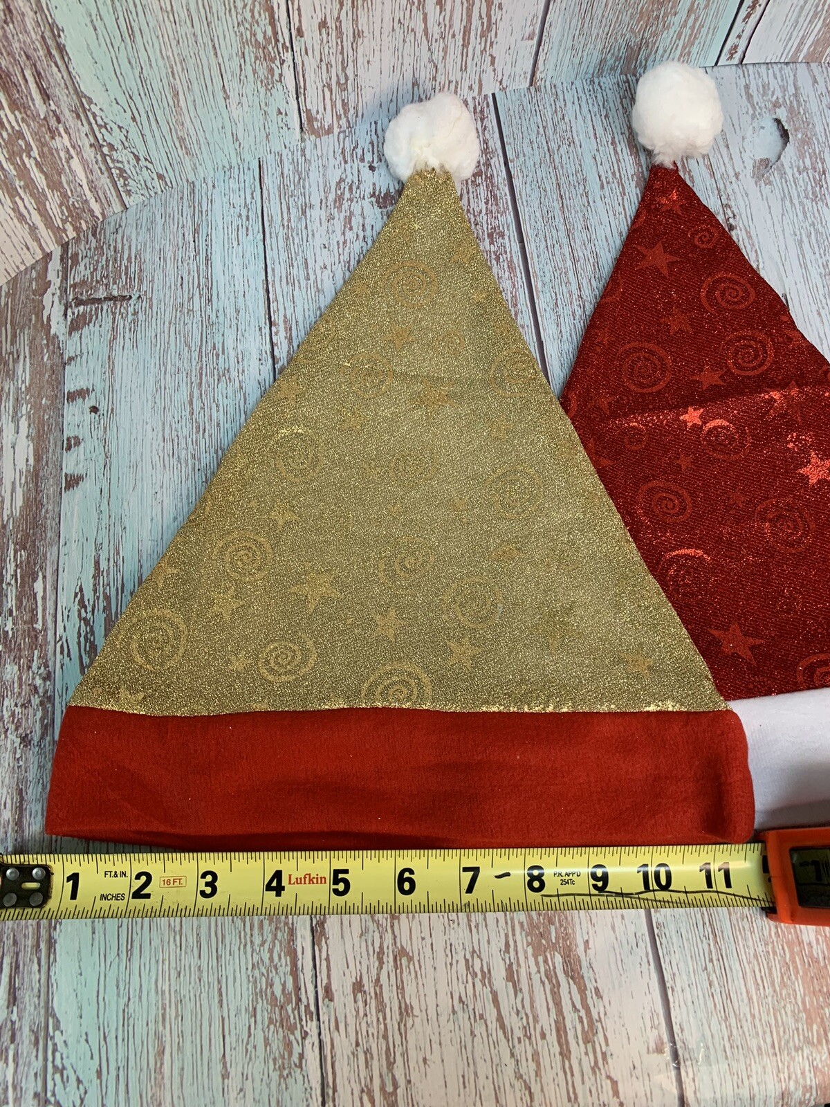 3 BRAND NEW SEQUIN SANTA HATS