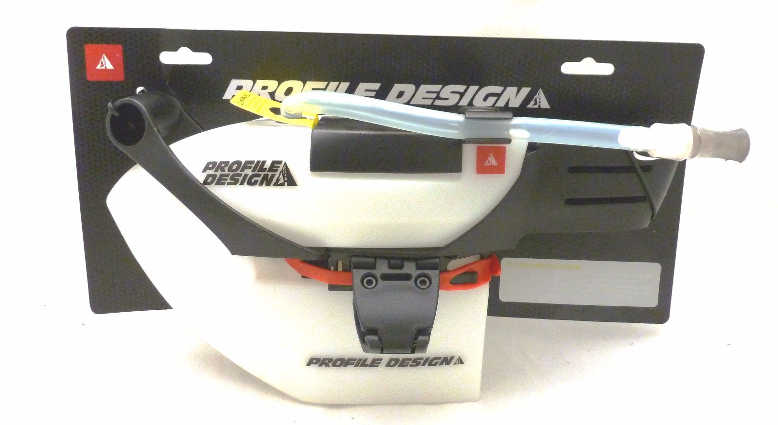 Profile Design FC35 Aero Hydration System for Triathlon TT White with Bite Valve