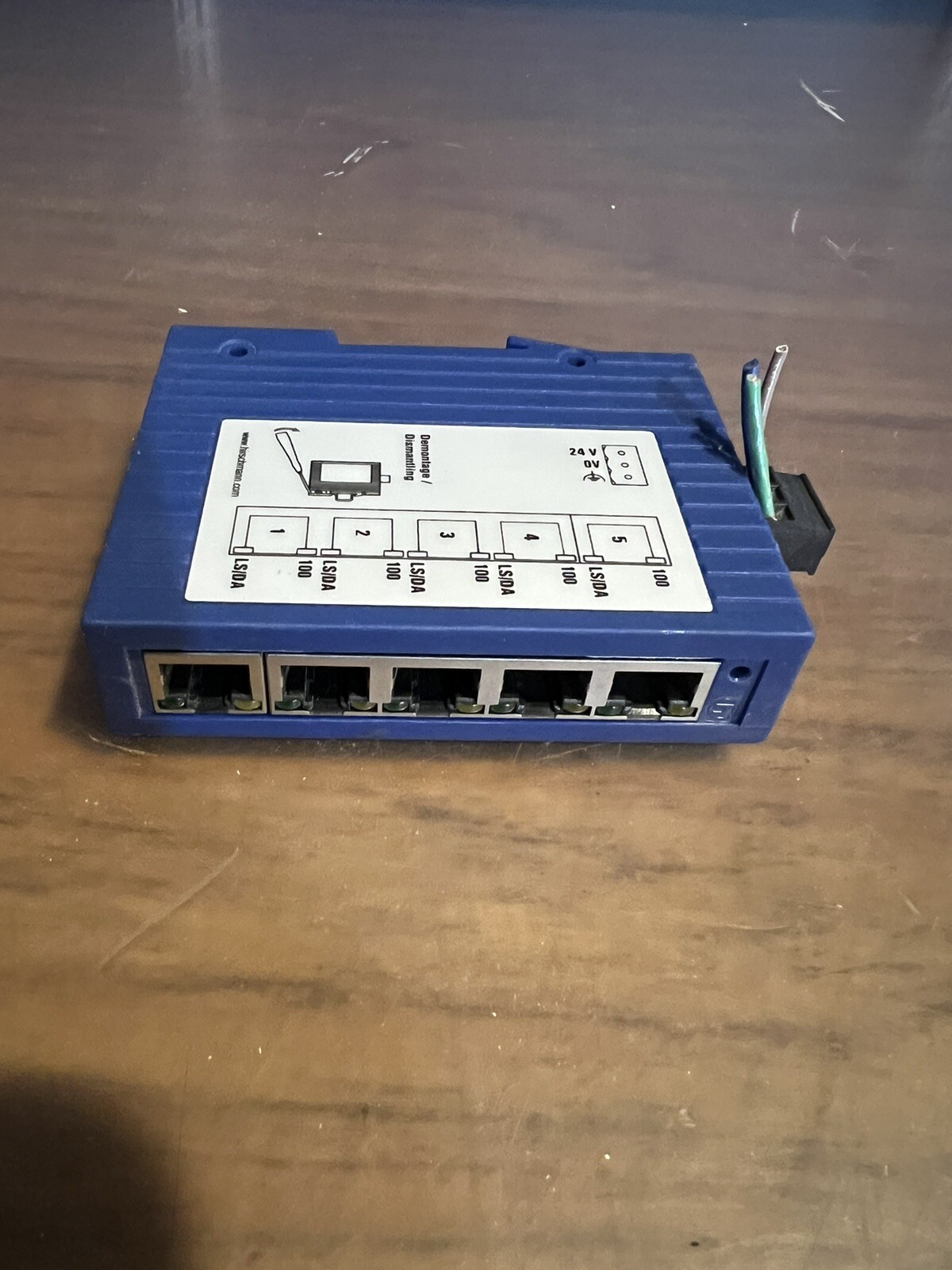 Hirschmann Spider 5TX 32 VDC Ethernet Rail Switch 5 Port Spider5TX (TSC)