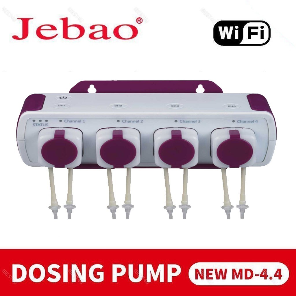 JEBAO WiFi Dosing Pump Doser MD-4.4 Programmable Automatic Marine with Holder