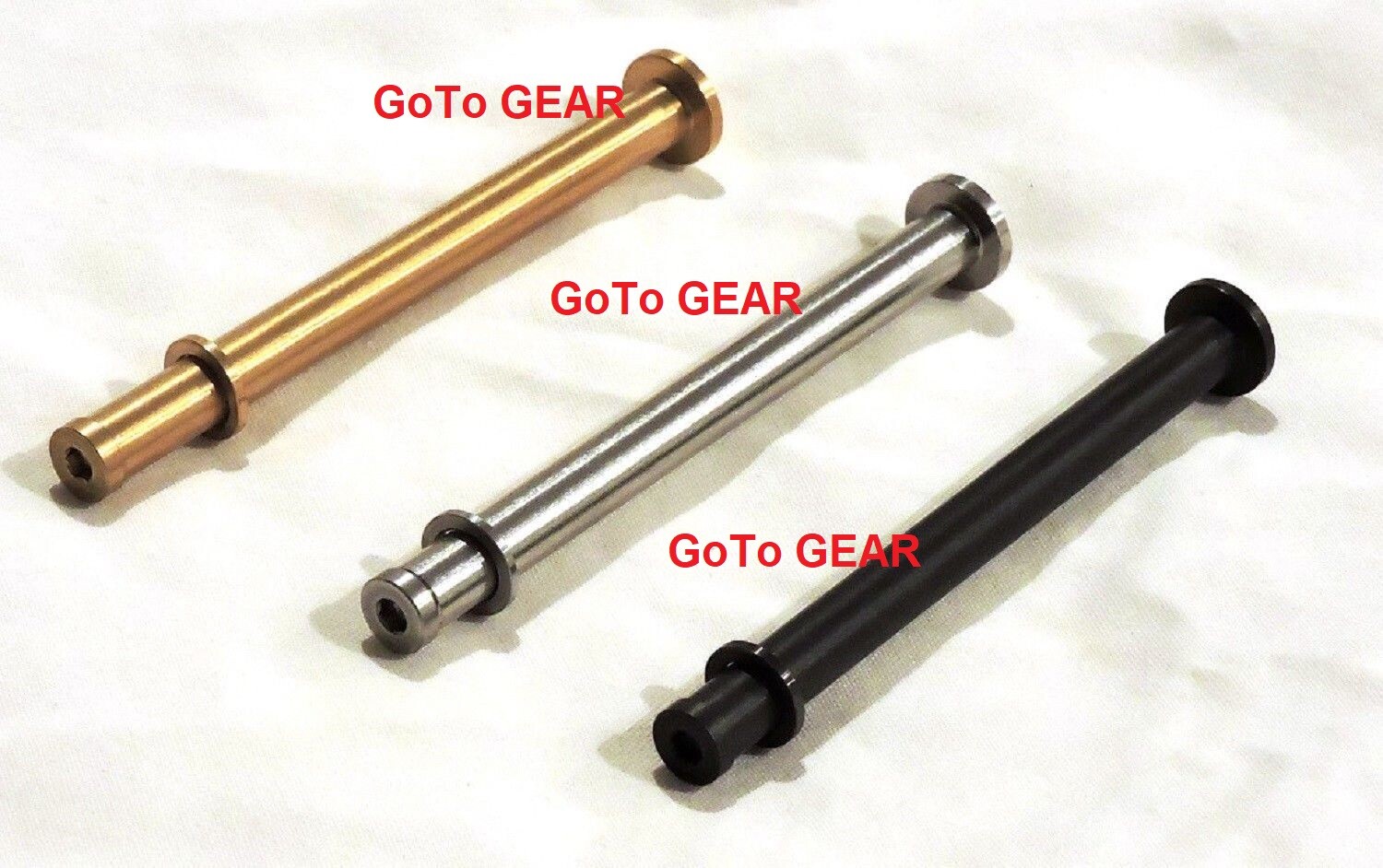 For GLOCK 17 19 20 GEN 1-3 Stainless Steel COATED Guide Rod  Black, SS, TiN/Gold
