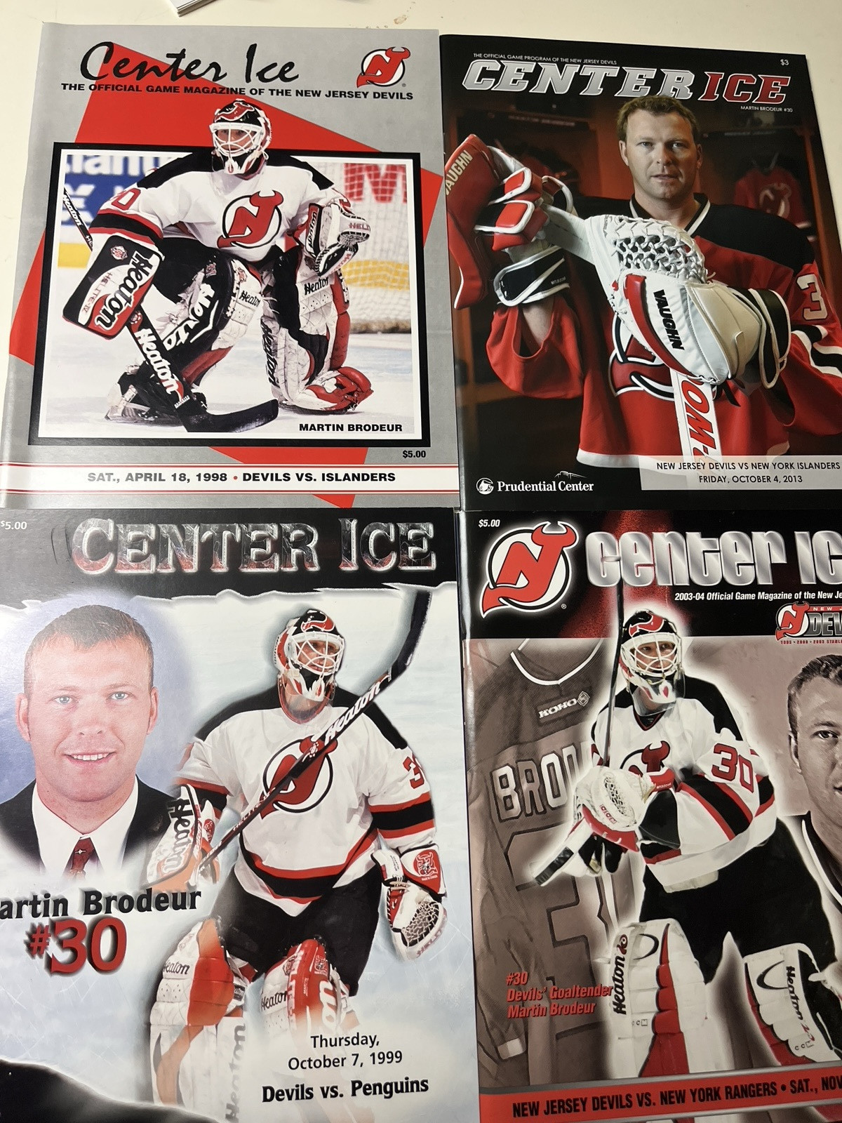 Vintage/Classic Lot of 4 NJ DEVILS Magazines - EX to NM Condition! NICE ASMT!