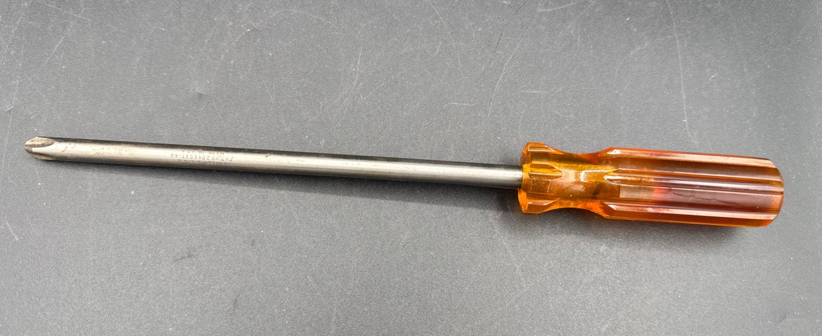 #4 Large Screwdriver NOS Vintage era Lic 2 Carbon Steel Surplus Tool READ USA 12