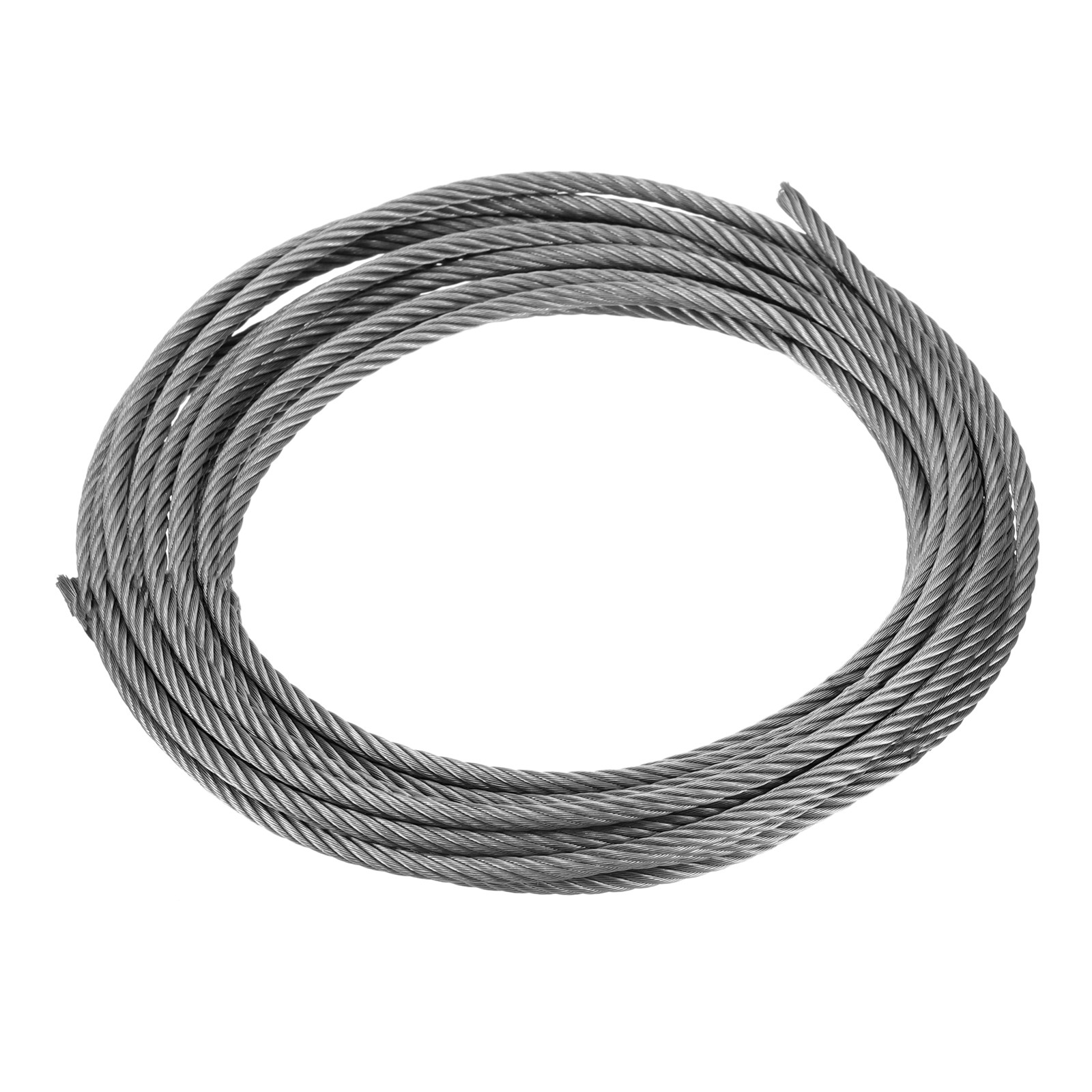 5/32" (4mm) 20ft (6M) 304 Stainless Steel Cable Wire Rope 7 x 19 Strands