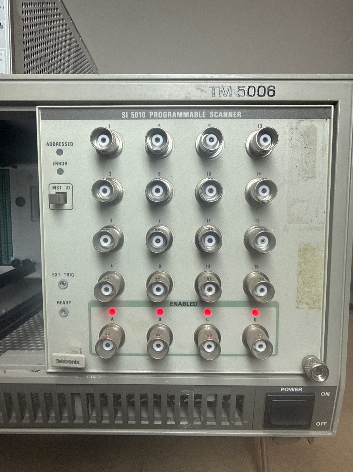 Tektronix Oscilloscope Plugin Module SI-5010 Programmable Scanner