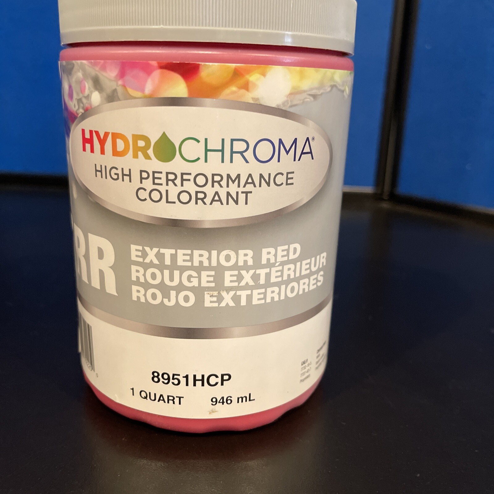 Hydo-Chroma High Performance Colorant, 8951HCP, RR, Exterior Red, 1 Quart