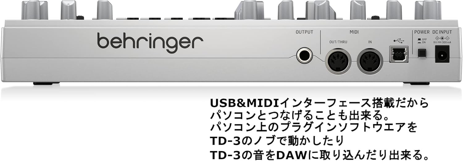 Bass Line Synthesizer with Sequencer & Effects