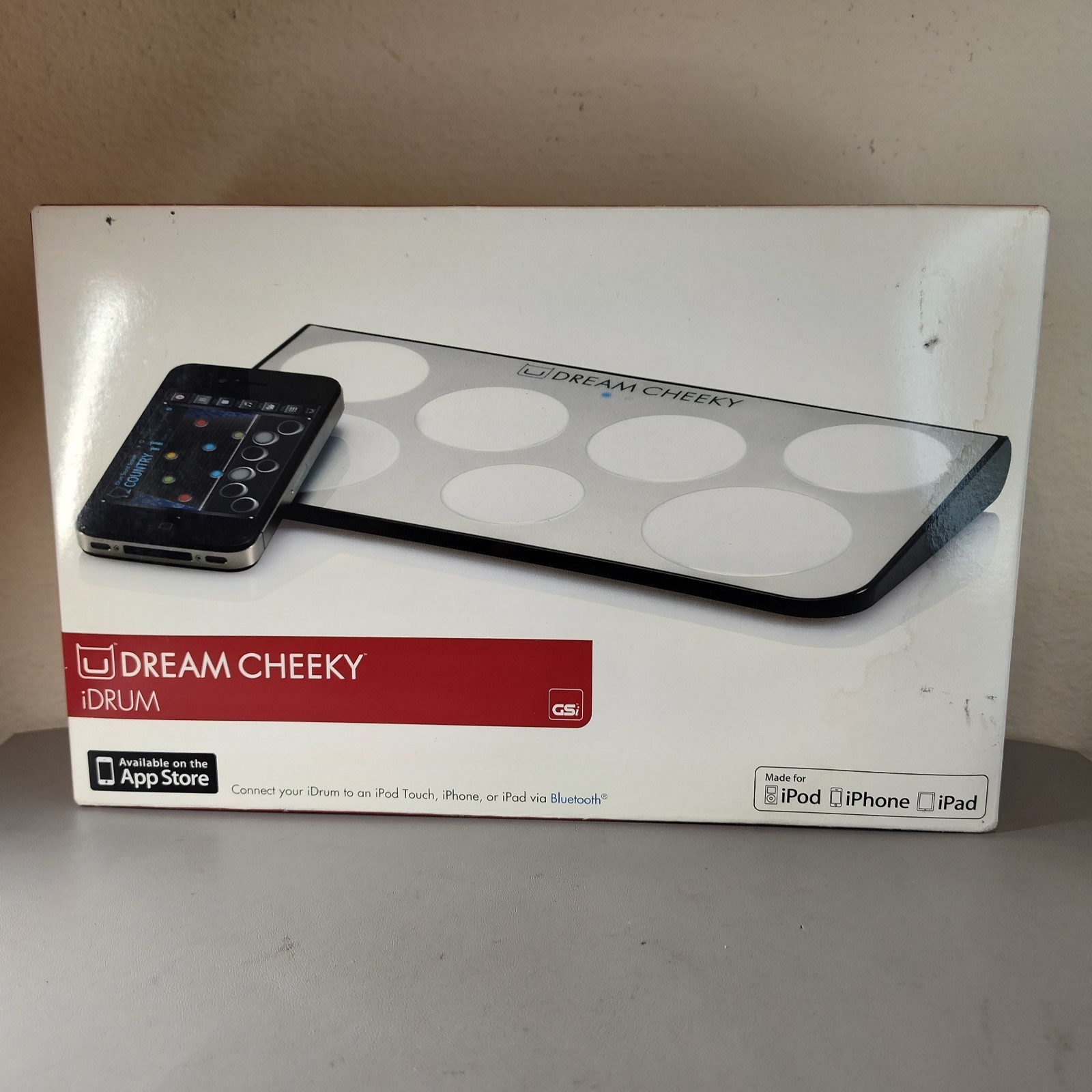 Dream Cheeky iDrum Wireless Bluetooth Drumpad for iPhone iPod iPad