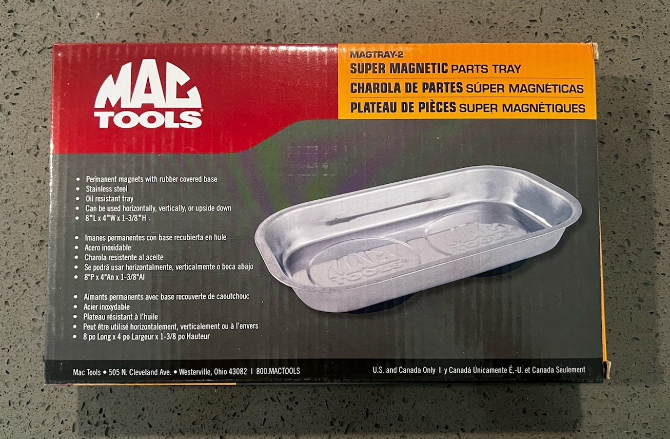 MAC Tools Super Magnetic Parts Tray Dual Magnet Silver