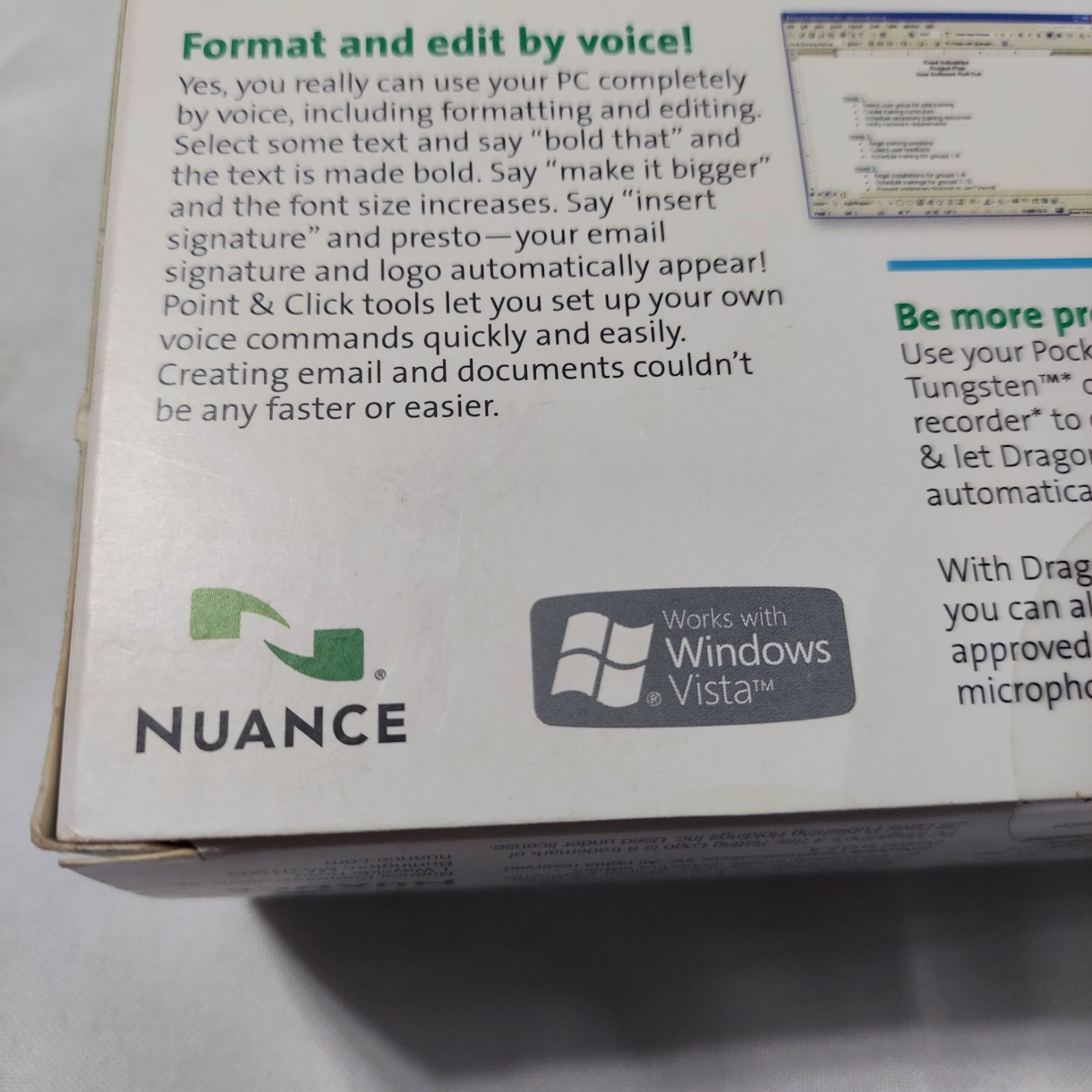 Dragon NaturallySpeaking 9 Preferred Speech Recognition Software PC Complete NOB