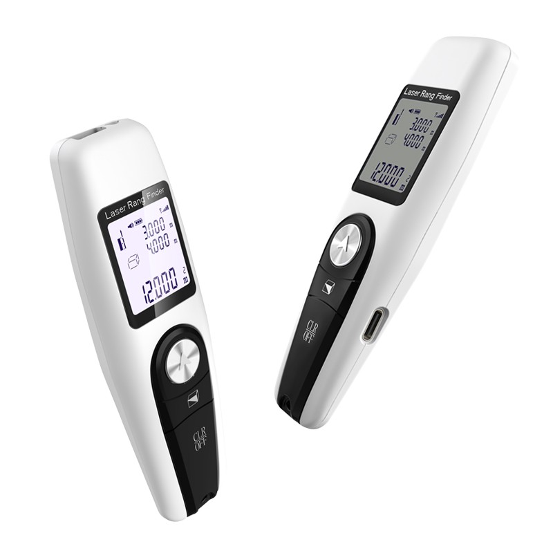 Mini LaserDistance Meter 40m Portable Handle Digital Measure Tool Range Finder
