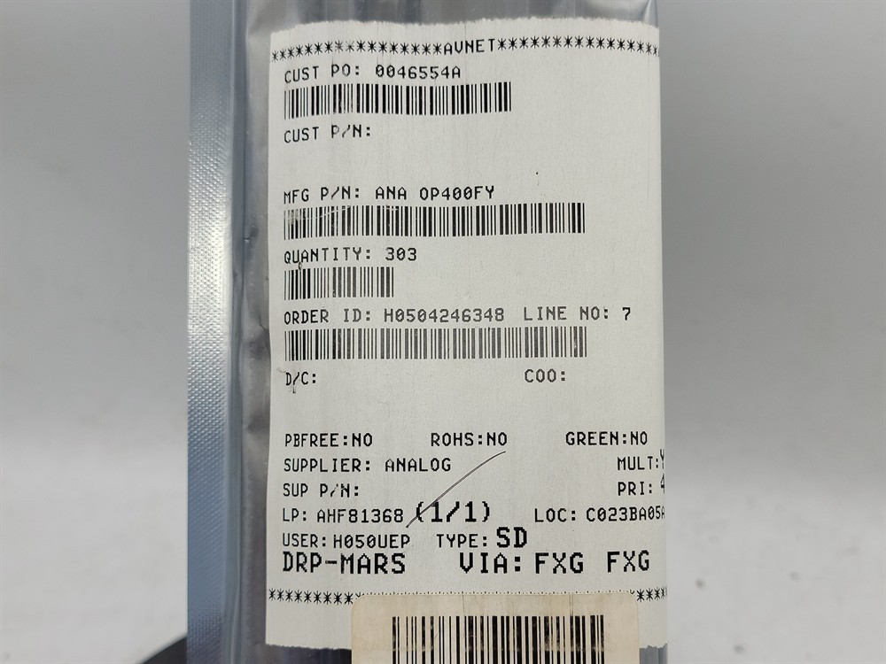 New (2pcs) OP400FY ANALOG DEVICES IC Linear