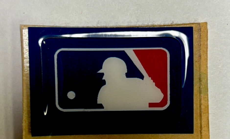 MLB Batter Logo Batting Helmet Full Size Decal Sticker Window Dodgers Royal Red
