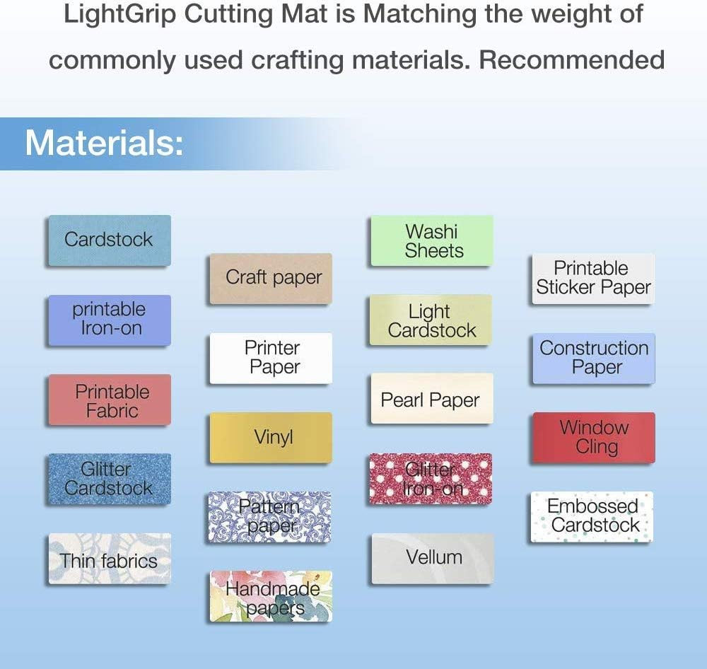 Cutting Mat Silhouette Cameo 4/3/2/1 Adhesive Sticky 12?X12? 3PCS Standard Grip